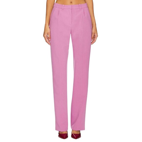 Amanda Uprichard Wallace Pants in Azalea Small Womens Trousers - Picture 1 of 9